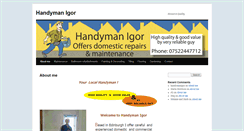 Desktop Screenshot of handymanigor.com