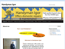 Tablet Screenshot of handymanigor.com